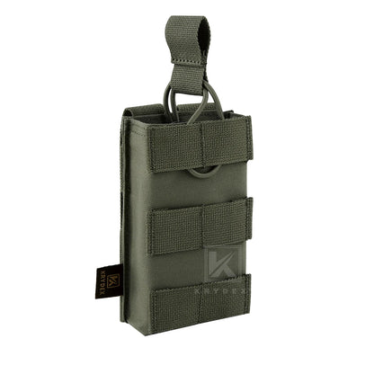 KRYDEX Tactical Magazine Pouch Single/Double/Triple Open-Top MOLLE Strap Holder Mag Pouch for 5.56mm M4 M16 Hunting Accessories