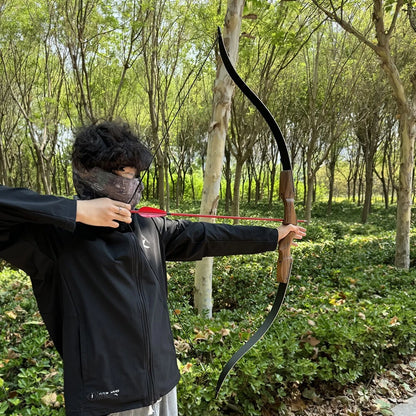 ILF Recurve Split Bow Set  60 Inch Takedown Bow 50/60lbs Right Hand Wood Riser for Adults Hunting Shooting Sports