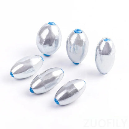 10PCS 20g 25g 30g 40g 50g Fishing Sinker Casting Fishing Alloy Weights Soft Core Deep Water Weight Sinker for Tackle Accessories
