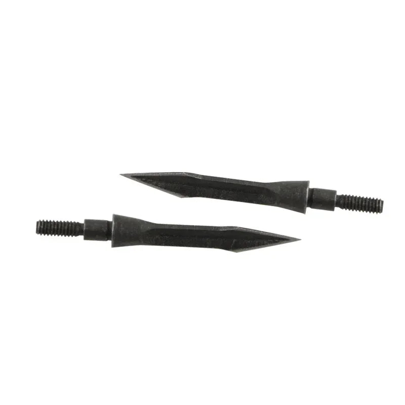 12pcs Hunting Arrowhead General Thread High Carbon Steel Arrow Head for Outdoor Archery Shooting Hunt Target Broadhead