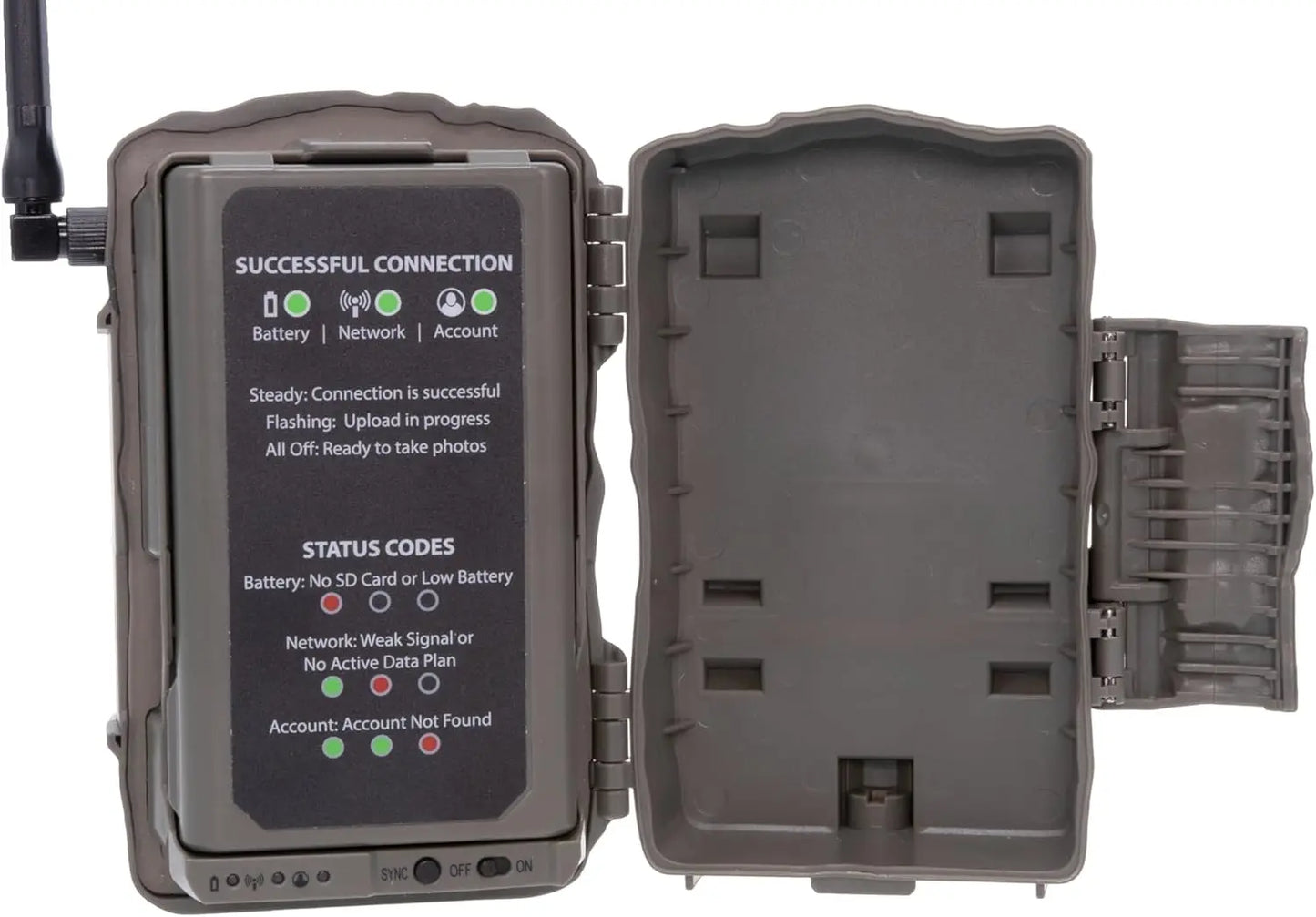 Dual Sim 36MP 720P HD 0.4s Trigger Wireless Hunting Trail Camera 2-Pack