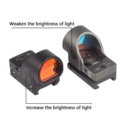 SR RM Mini Red Dot Sight Collimator Scope For Glock 17 Rear Sight Mount Hunting Optics Holographic Hot 20mm Rail Scope