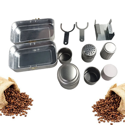 Camping Cups Set Collectible Ornament Backpacking Coffee Kit Pour Over Coffee Kit for Camping Trips Travel Ceremony Kitchen