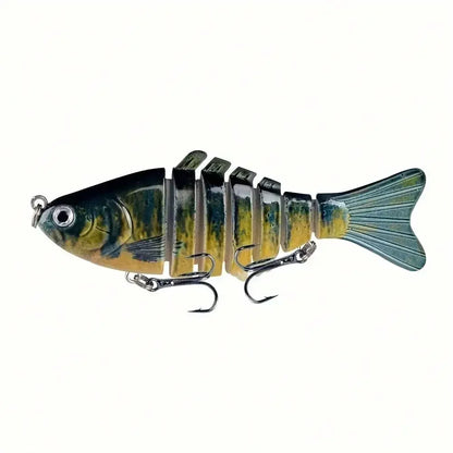 5pcs Multi Jointed Bait 7-Segment Fishing Lures Swimbait Bionic Wobbler