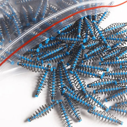 30pcs/Set Fishing Bait Spring Lure Inline Hanging Tackle Stainless Steel Feeder