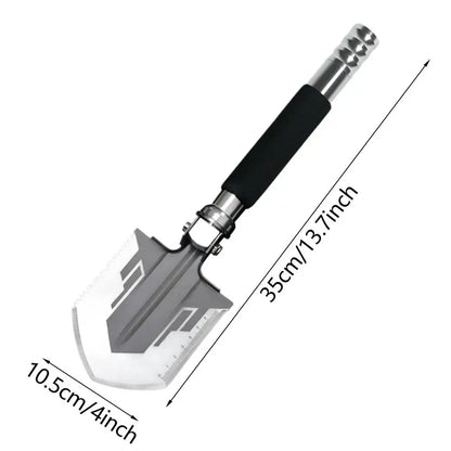 Survival Shovel Multitool Folding Survival Shovel And Camping Axe With Compass Heavy Duty Multitool Survival Gear For Outdoor