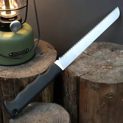 Ultimate Outdoor Survival Axe with Fire Starter - Multi-Use Tactical Camping Tool for Hiking, Emergency Tree Cutting, and Jungle