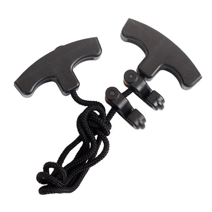 Crossbows Cocking Device Cocking Aid Heavy Duty Double Handle Strings Cocking Tool Braided Rope Crossbows Cocker for Hunting