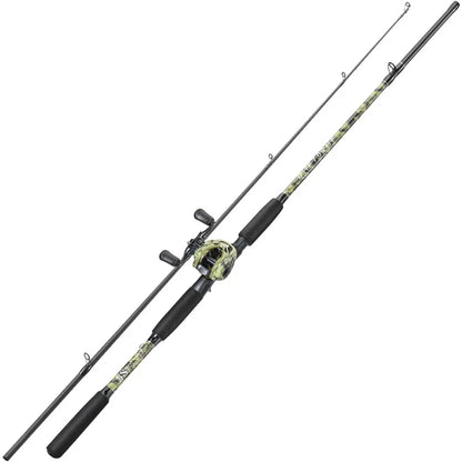 Fishing Pole Casting Reel Combo with Durable Rod Handle Medium Heavy for Catfish Salmon and Steelhead 7'0 Ideal for