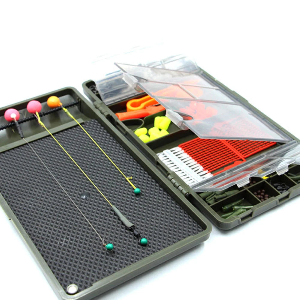 Magnetic Carp Fishing Rig Storage Case Plastic Fishing Rig Board Box Fishing Tackle Storage Organizer Swivels Hook Bait Storage