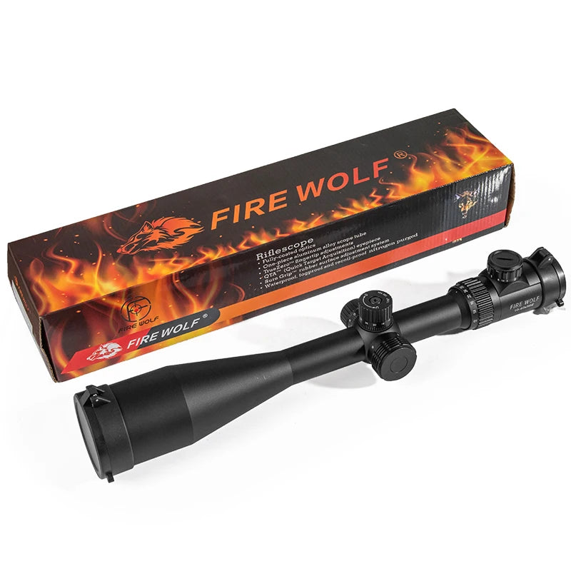 10-40X56 E Hunting Scopes Side Wheel Parallax Adjustment Optics Riflescope Red And Green Dot Sight For Scopes