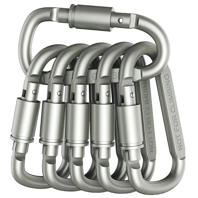 1PCS Carabiner Set For Key Camping Survival EDC Outdoor Keychain Clip  Alloy Aluminum Tactical Caribiner Hook Karabiners
