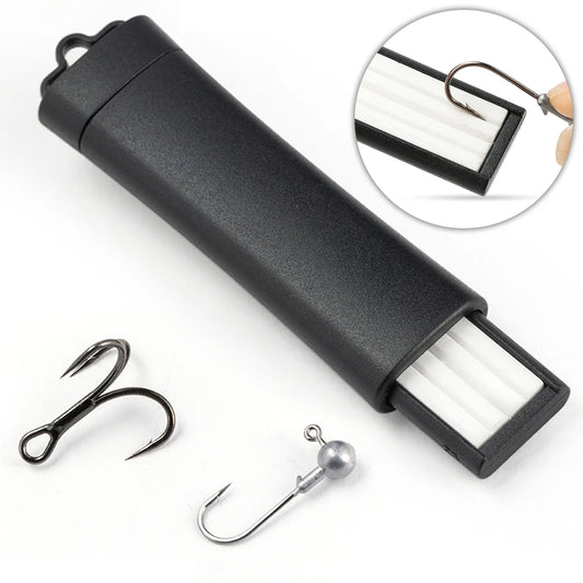 Fishing Hook Sharpener Portable Fishing Grinding Hook Sharpener Fish Hook Sharpen Tool Fish Hook Sharpening File Tool Accessory