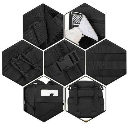 45L Tactical Fishing Backpack MOLLE System Large 3 Day Outdoor Hiking Hunting Rucksack Durable Travel Gear Bag For Men