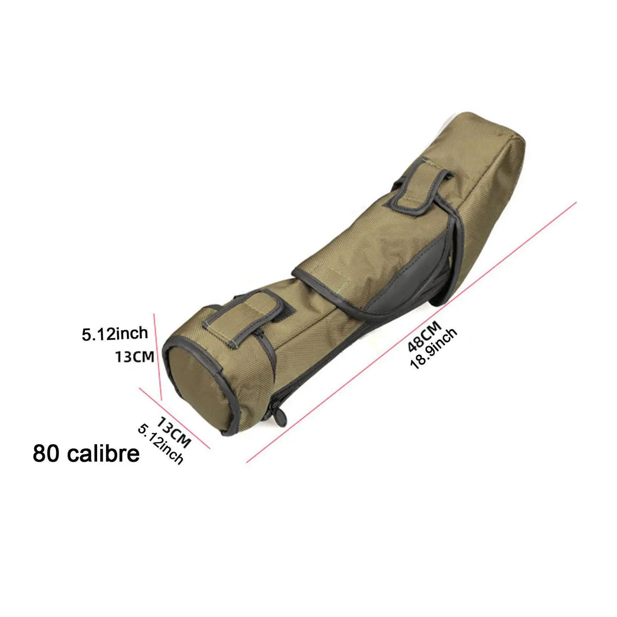 Bird Watching Telescope Bag,Scope Case with Strap Padded Sturdy Nylon Carrying Case Portable for Hiking Bird Watching Ourdoor