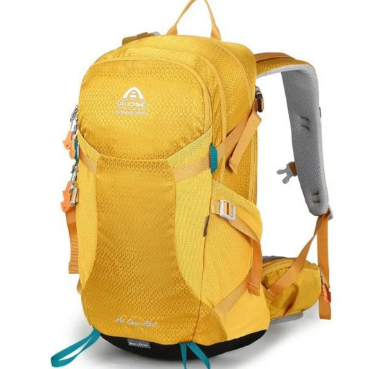 Classic Design Outdoor Backpack 25L Water Resistant Nylon External Frame Backpacking Camping Travelling Hiking Backpack