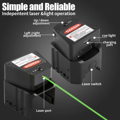 2 Mile Laser Sights Range Slide Racker Jacker Compatiblewith Glock 17, 19, 19X, 26, PSA Dagger, and More with Improved Slide Gri