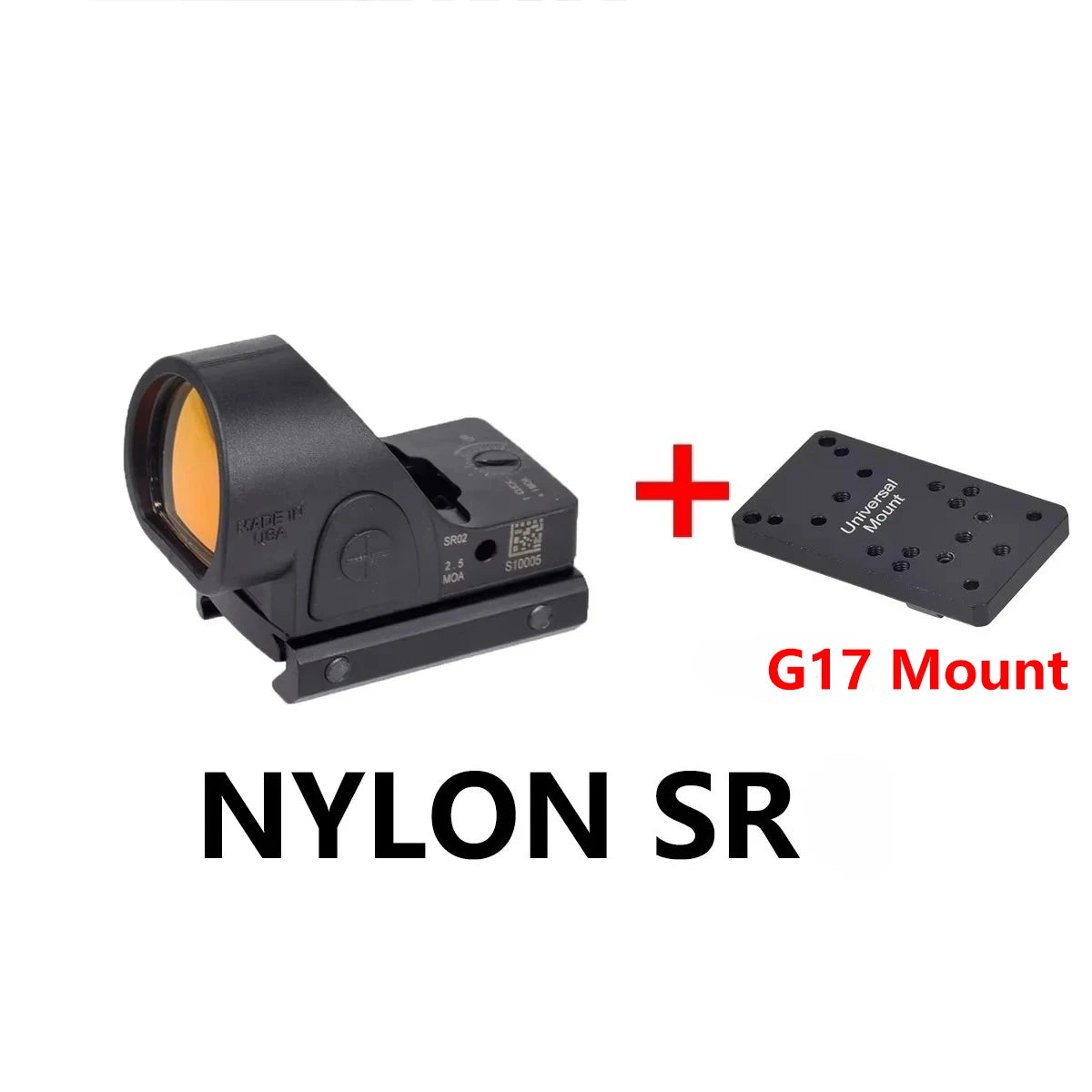 SR RM Mini Red Dot Sight Collimator Scope For Glock 17 Rear Sight Mount Hunting Optics Holographic Hot 20mm Rail Scope