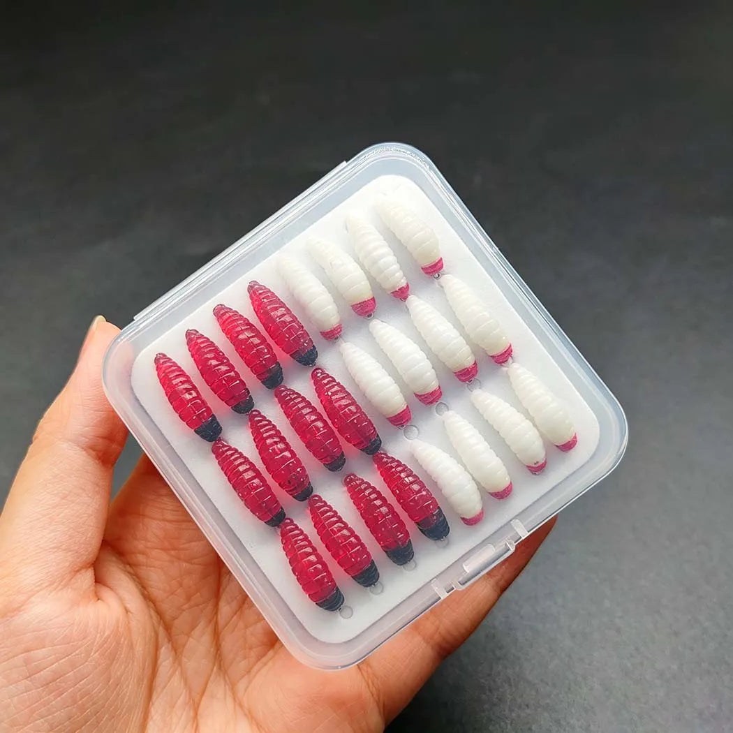2Box Bundle(Total 54Pcs Flies) Fly Fishing Flies Nymph Lure&Artificial Bait Set Fishing for Trout/Bass/Perch/Salmon