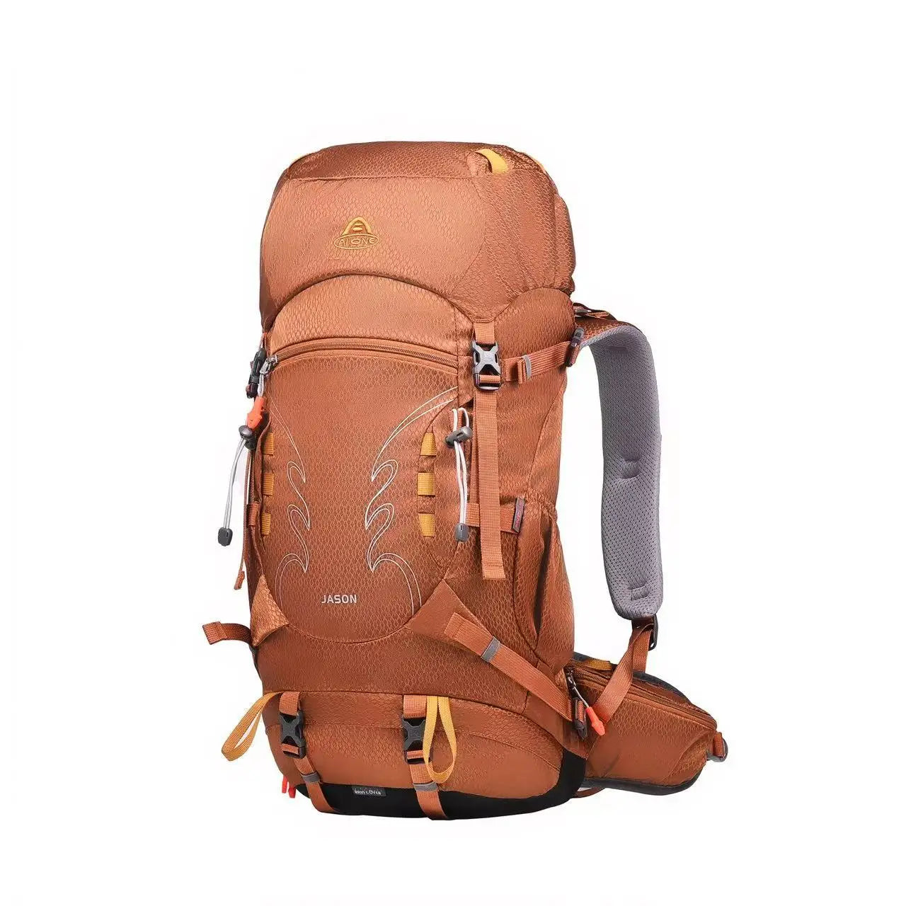 Aione Lightweight Outdoor Hiking Backpack 40L Large Capaci Travel Shoulder Bag Men Women Nylon Material Inner Frame Structure