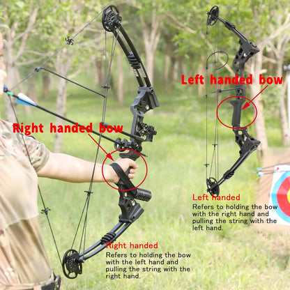 Archery Bowfishing Compound Bow Kit Ready to Fish Kit with Bowfishing Reel, Bow Fishing Arrows Right & Left Handed for Adult/You