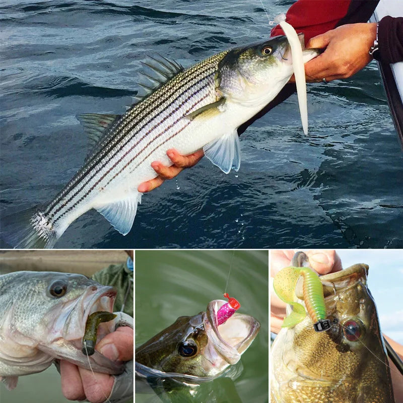 25Pcs Ned Rig Jig Heads Baits Hooks Finesse Mushroom Fishing Bass Trout Crappie Jig Hooks for Soft Plastic Fising Lure