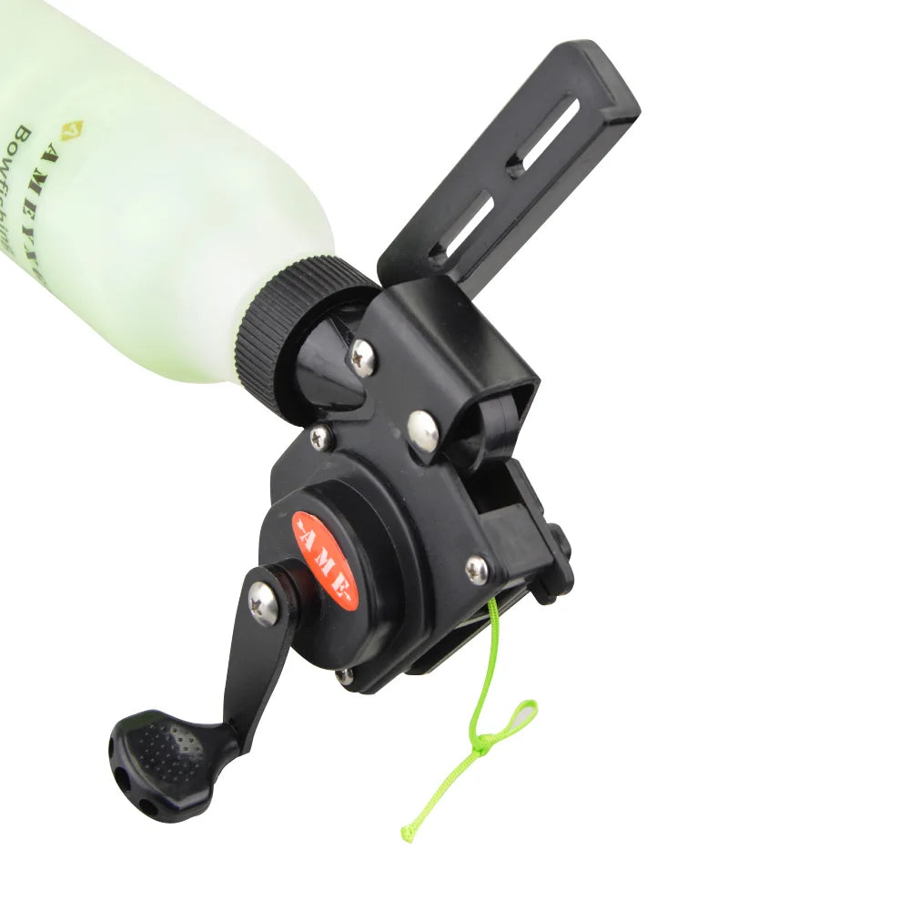 Archery Fishing Reel Rope Pot Fishing Tackle ABS Aluminum Alloy Pot 40m Fishing Line for Compound Bow Shooting Hunting Tool