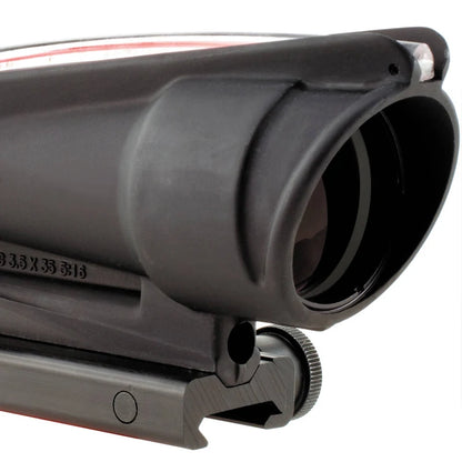 TA11F HuntingScope 4x32mm for Hunting Real Fiber Optics Red Dot Illuminated Etched Reticle Tactical Optical Sight