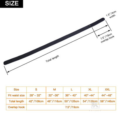 KRYDEX Tactics Buckleless Inner Liner Belt 1.5 Inch Nylon Loop Liner Inner Loopback Belt For Hunting Shooting Outer Belt S - XXL