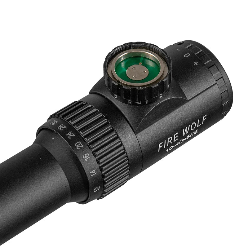 10-40X56 E Hunting Scopes Side Wheel Parallax Adjustment Optics Riflescope Red And Green Dot Sight For Scopes