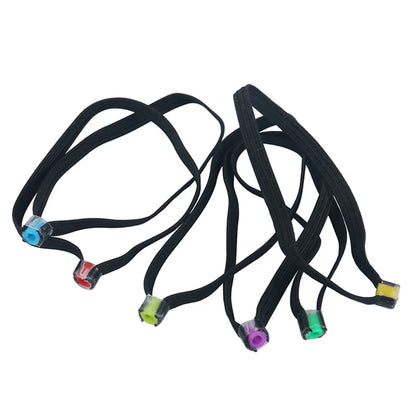 6pcs Fly Fishing Tippet Ring Nylon Fishing Tippet Spool Ring Elastic Leading Rope Replacement Tackle Tool Fishing Accessories