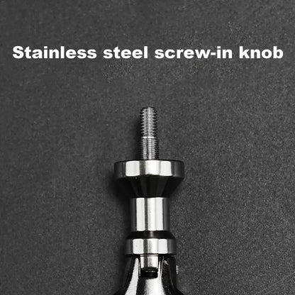 Fishing Reel Crank Rock Arm Reel Double Knob Grip Screw-in Spinnings Reel Rocker Fishing Reel Handle Grip Fishing Reel Accessory