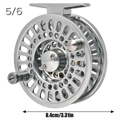 Fly Fishing Reel Aluminum Alloy Fly Fishing Reel Fly Reel Spinnings Reels Fishing 1/2 3/4 5/6 7/8 WT Fly Reels Fishing Accessory