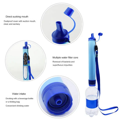 Mountaineering & Emergency Water Filter Professional-Portable Purifier for Survival & Disaster Response Reliable Drinking Water