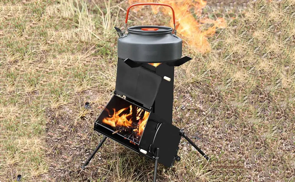 Rocket Stove Wood Burning Portable Wood Burning Stove Compact Stove Heating Burner Stove Tent Stove For Outdoor Cooking For