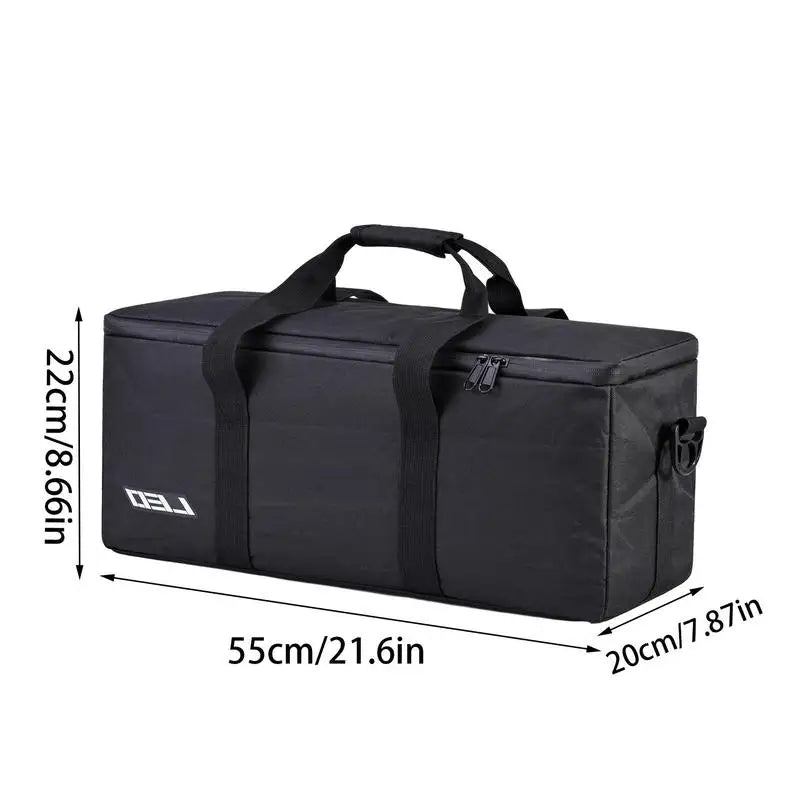 Fishing Pole Bag Large Storage Water-resistant Rod Case Pole Storage Bags Waterproof Fishing Storage Bag Tackle Shoulder Bag For