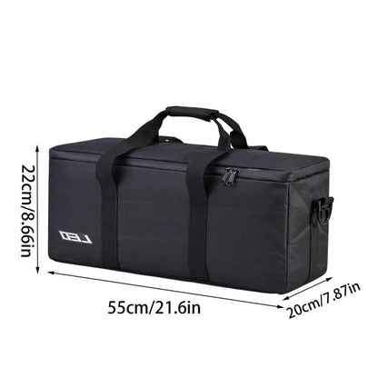 Fishing Pole Bag Large Storage Water-resistant Rod Case Pole Storage Bags Waterproof Fishing Storage Bag Tackle Shoulder Bag For