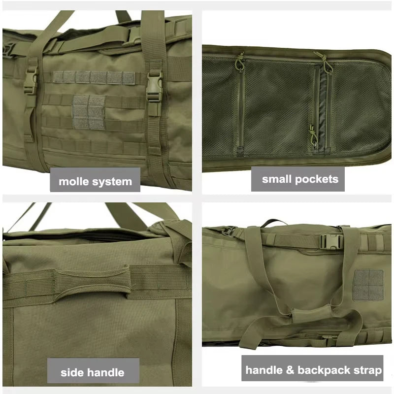 106L 40L Luggage Duffel Bag Camping Backpack Tactical Large Bag Men's Hiking  Mountaineering Trip Utility Gym Weekend Travel Bag
