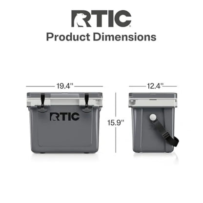 Ultra-Light Hard Cooler for Beach, Camping, Picnic, Fishing, Boat, Barbecue Insulated Portable Ice Chest Box, Rotomolded Altern