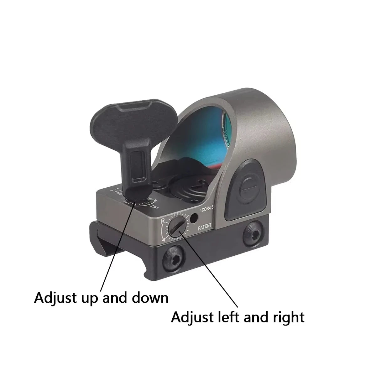 SR RM Mini Red Dot Sight Collimator Scope For Glock 17 Rear Sight Mount Hunting Optics Holographic Hot 20mm Rail Scope
