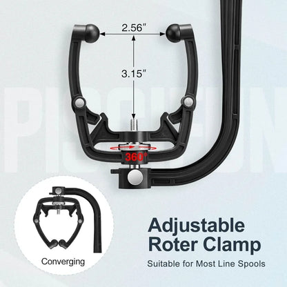 Automatic Fishing Line Spooler Winder Machine - Adjustable Spool Width, Suction Cup Base, Lightweight