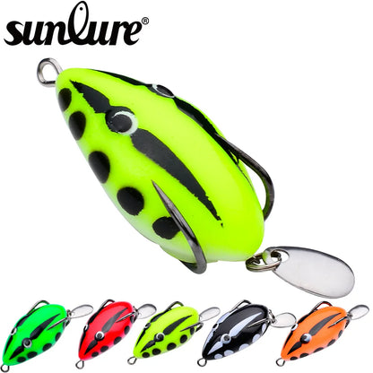 5g simulated luya fake bait black fish soft bait, mini thunder frog luya bait 4cm modified thunder frog bait fishing gear wholesale