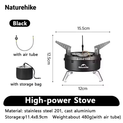 Naturehike Camping IGT Stove Outdoor Foldable Gas Stove Butane Fuel Stove Tourist Gas Burner Picnic Stove Cookware