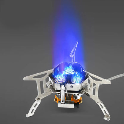 5800W Mini Gas Stove Outdoor Folding Tourist Burner Portable Furnace Picnic Cooking Camping Supplies