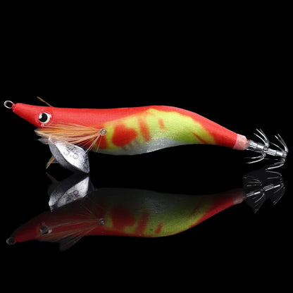 30pcs Saltwater Squid Jig Freshwater Shrimp Cuttlefish Jigs Hook Fishing Lures