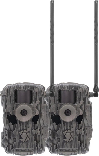 Dual Sim 36MP 720P HD 0.4s Trigger Wireless Hunting Trail Camera 2-Pack
