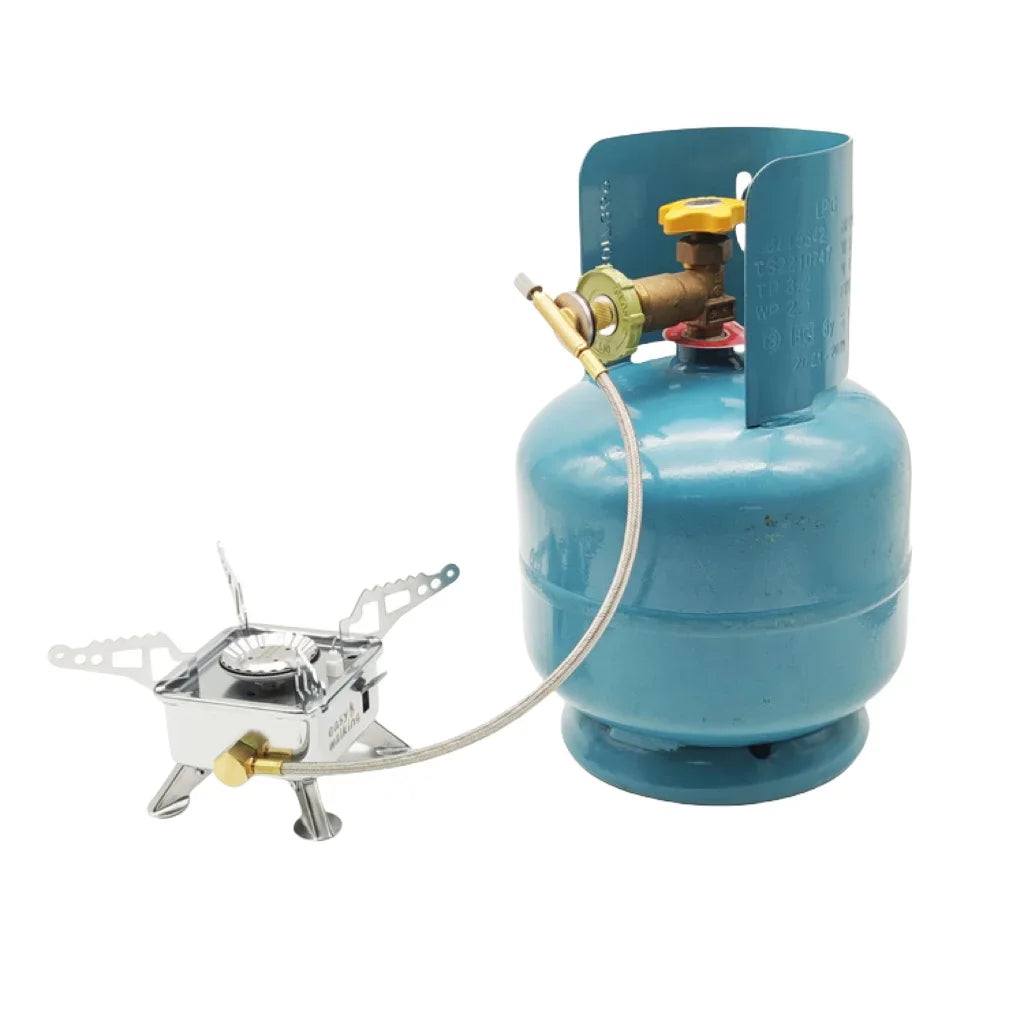 LPG Tank Adapter Outdoor Stove Burner Connector Practical Gas Furnace Conversion Head Zinc Alloy Camping Stove Accessories