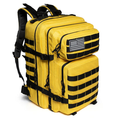 45L Tactical Fishing Backpack Large 3 Day Outdoor Rucksack Hiking Camping Hunting Gear Bag Travel Pack for Outdoor Sport
