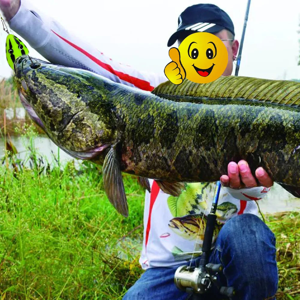 5g simulated luya fake bait black fish soft bait, mini thunder frog luya bait 4cm modified thunder frog bait fishing gear wholesale