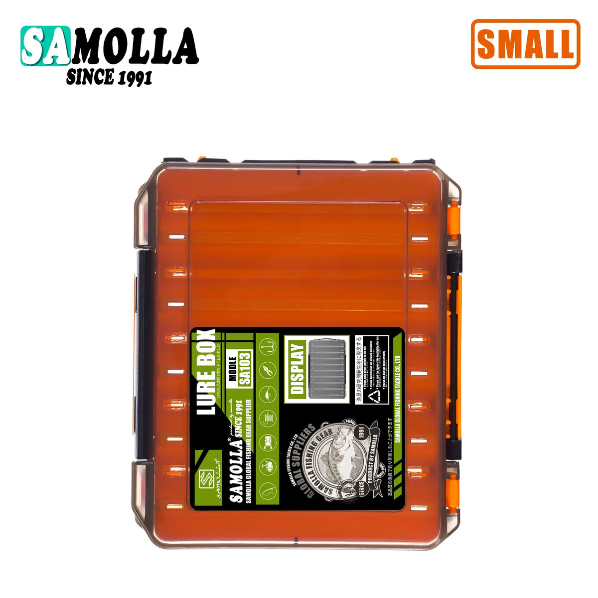 Double Sided Lure Baits Box Fishing Large Compartments Plastic Accessories Storage Tackle Container Case Adjustable Organizer